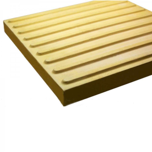 Плитка тактильная полоса 35*300*300, бетон, жёлтый